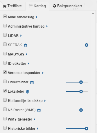 Kartlagsliste