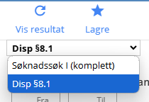 Velg riktig søkefilter