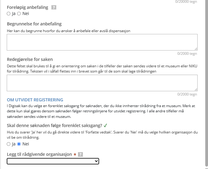 Vurdere søknad