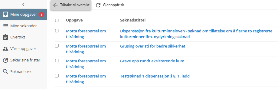 Fordele til saksbehandler