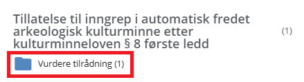 Vurdere tilrådning