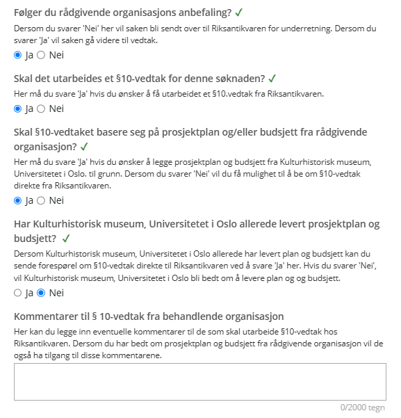 Plan & budsjett og § 10 - vedtak