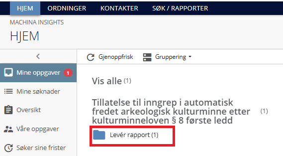 Mappen Lever rapport