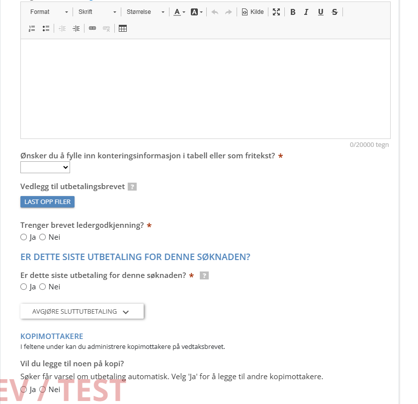Beslutte utbetaling 2