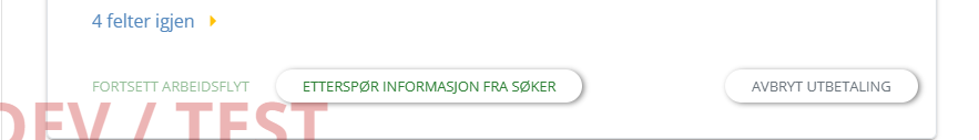 Etterspør informasjon fra søker